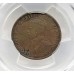 AUSTRALIA 1923 . HALF 1/2  PENNY . PCGS VF